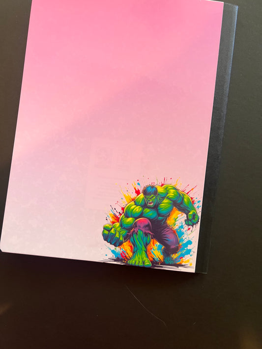 Composition Book- Angry Green Man